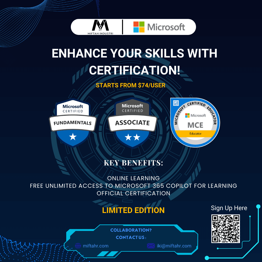 Dapatkan Sertifikasi Microsoft 2025!